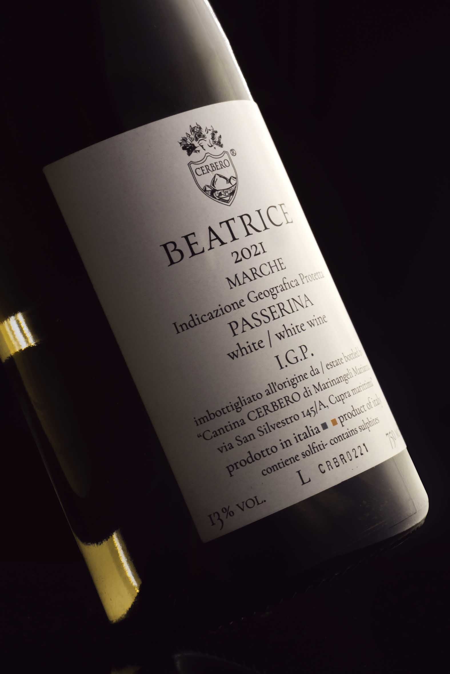Beatrice 2021 - Marche IGT Passerina Cantina Cerbero