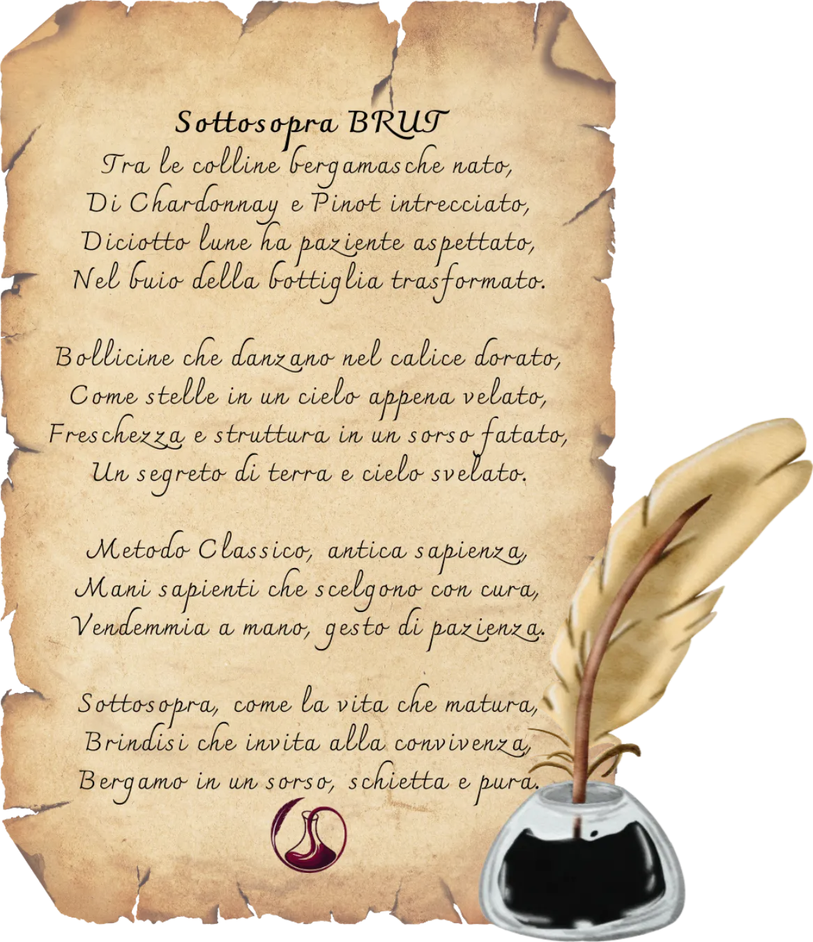 SOTTOSOPRA BRUT - Metodo classico V.S.Q. Cantina Bergamasca