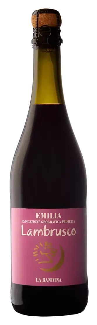 Lambrusco frizzante La Bandina